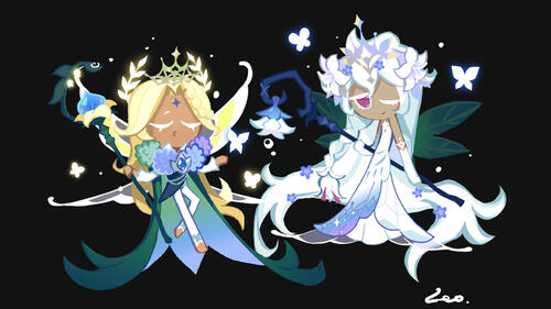 Viridescent Daydream &amp; Moonflower Faerie
